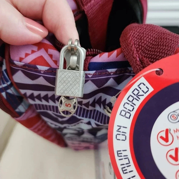 5 Cities Carry ON lightweight Bag Aztec Collection Hand luggage cabin on… - Picture 7 of 9